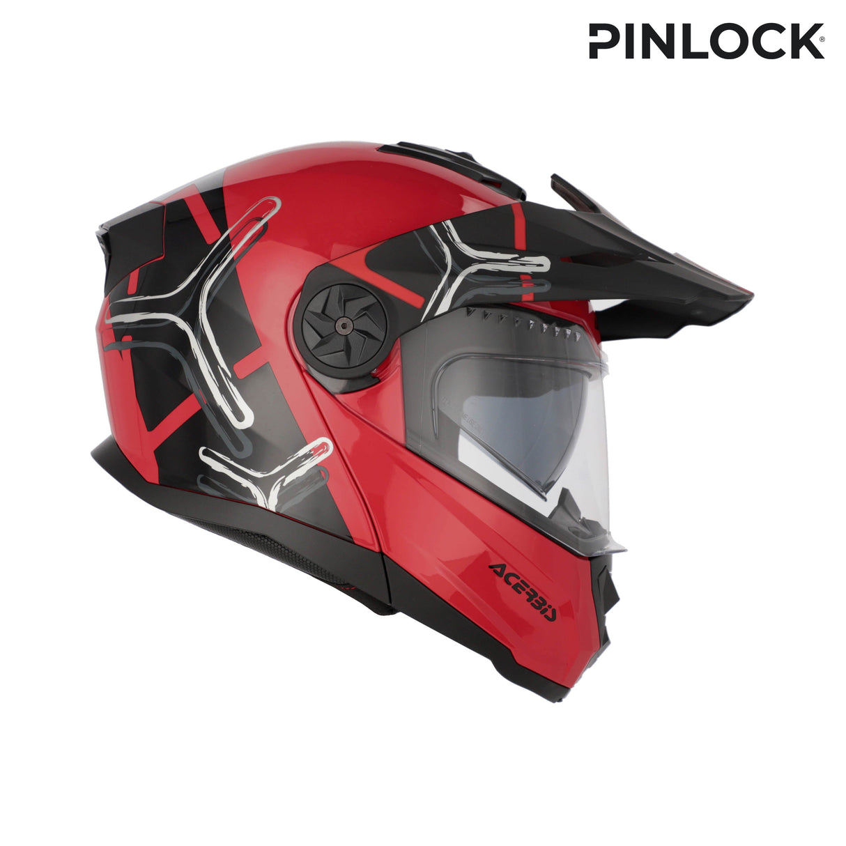 Acerbis Rider Graphic Helmet Red/Black