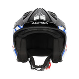 Acerbis Jet Aria Graphic Helmet White/Blue/Red