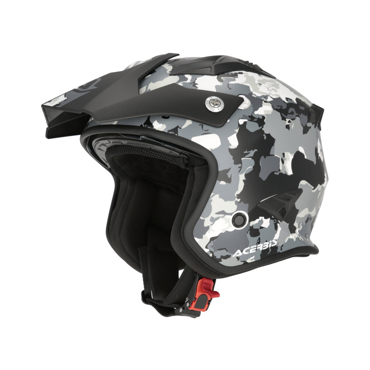Acerbis Jet Aria Graphic Helmet Grey/Black