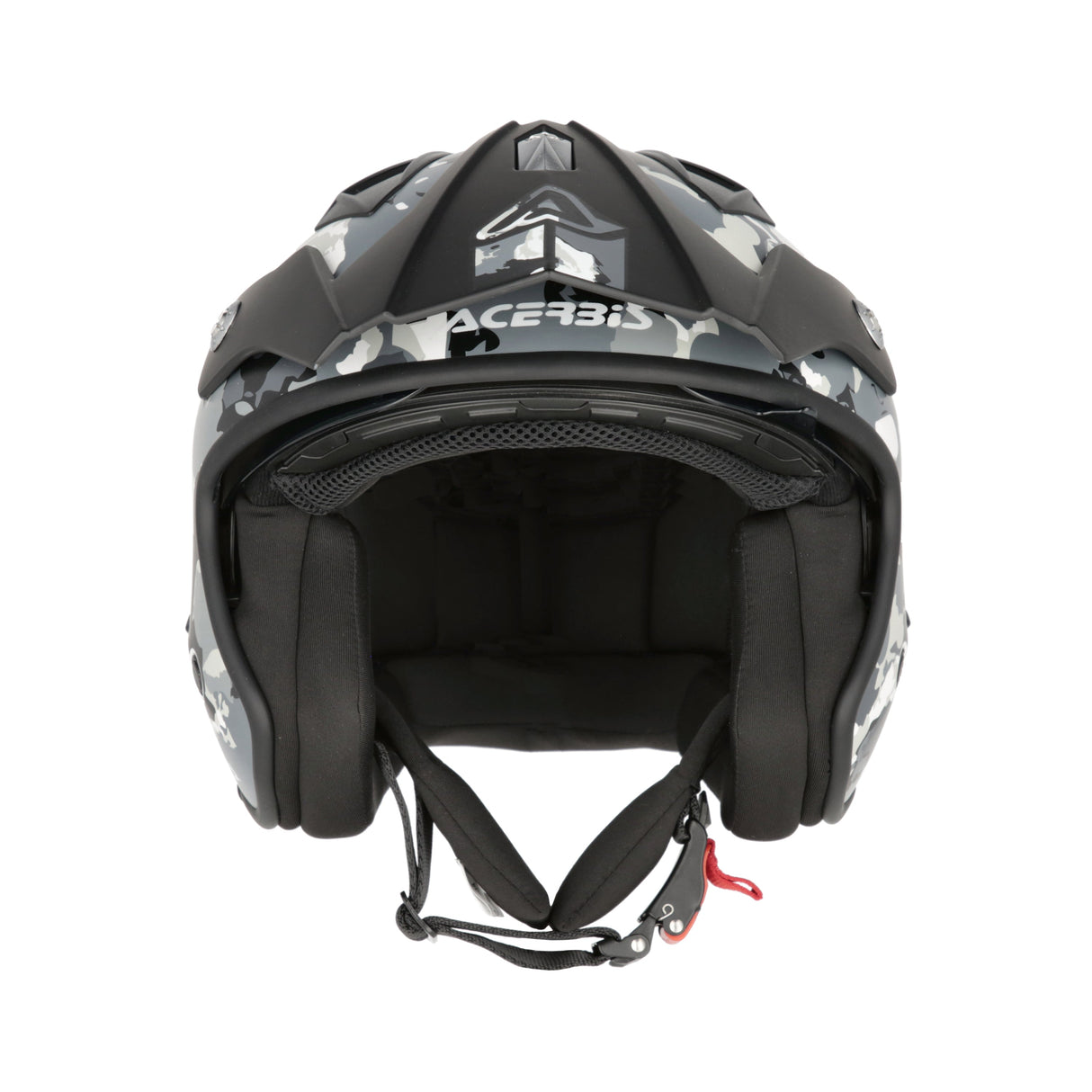 Acerbis Jet Aria Graphic Helmet Grey/Black