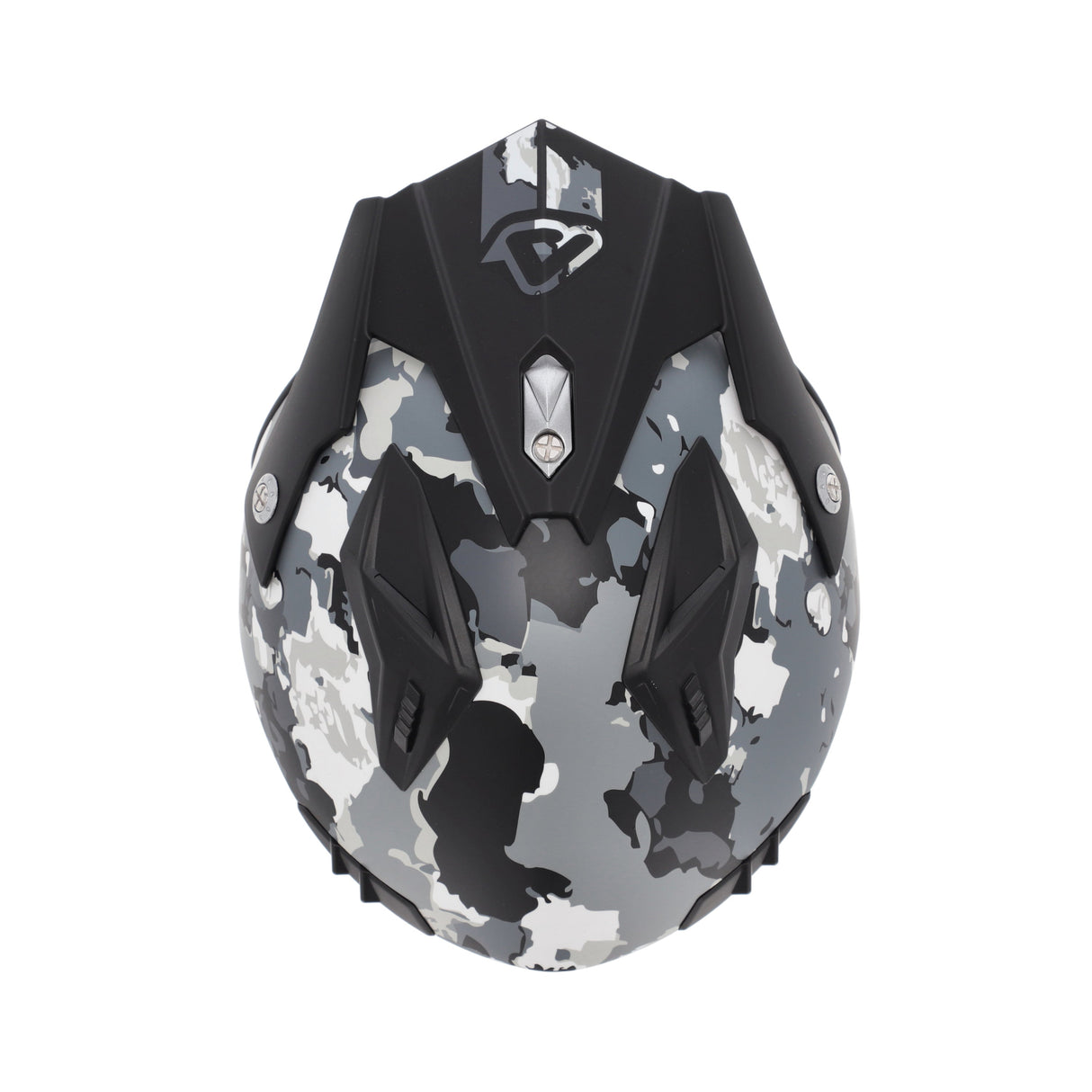 Acerbis Jet Aria Graphic Helmet Grey/Black