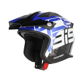 Acerbis Jet Aria Graphic Helmet Black/Blue