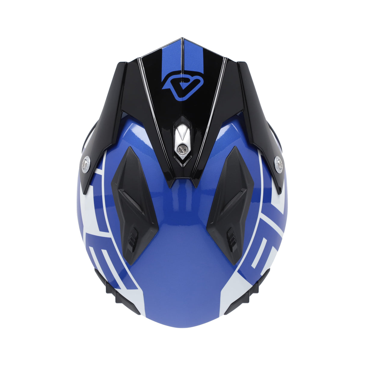 Acerbis Jet Aria Graphic Helmet Black/Blue