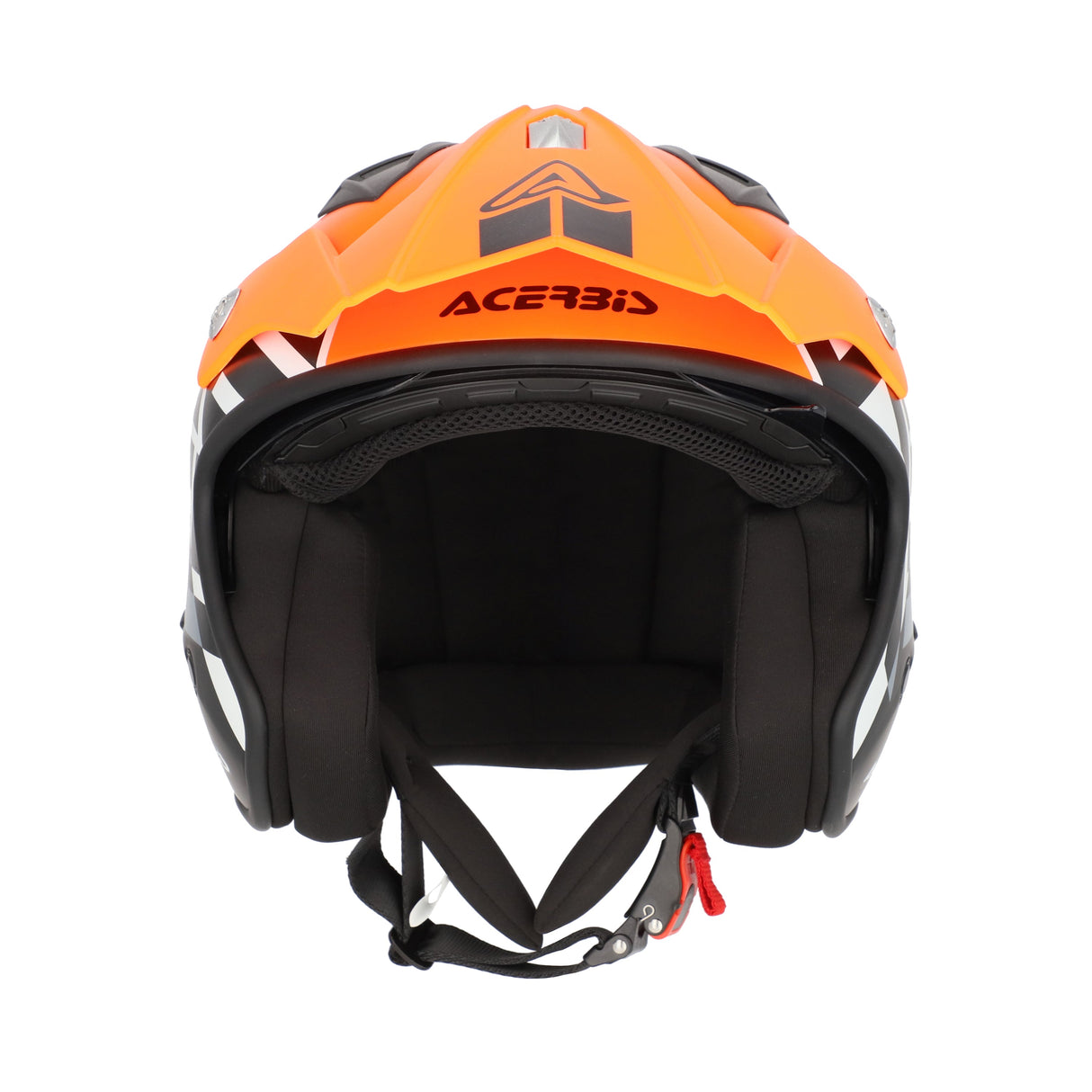 Acerbis Jet Aria Graphic Helmet Fluo Orange/Black