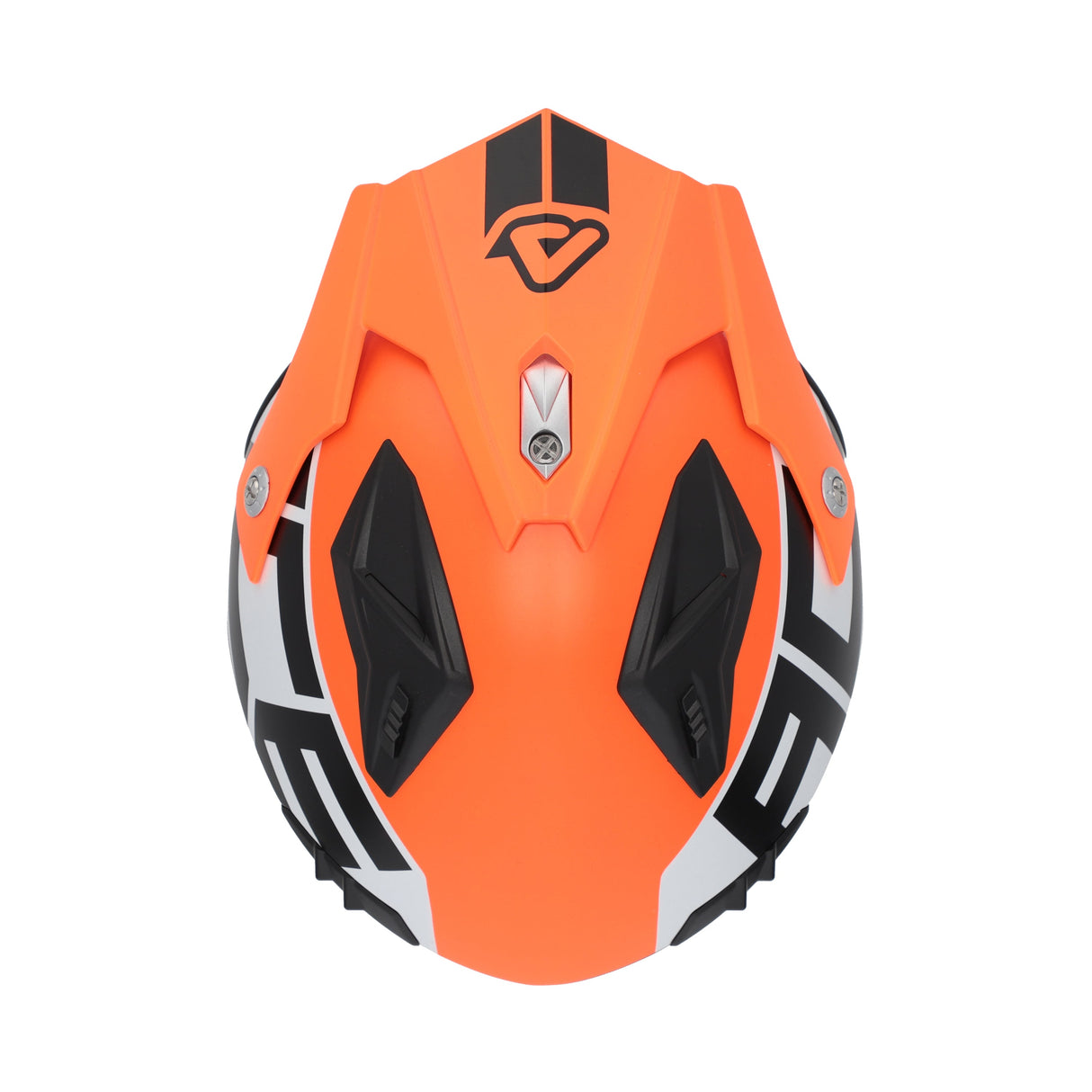 Acerbis Jet Aria Graphic Helmet Fluo Orange/Black