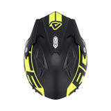 Acerbis Jet Aria Graphic Helmet Black/Fluo Yellow