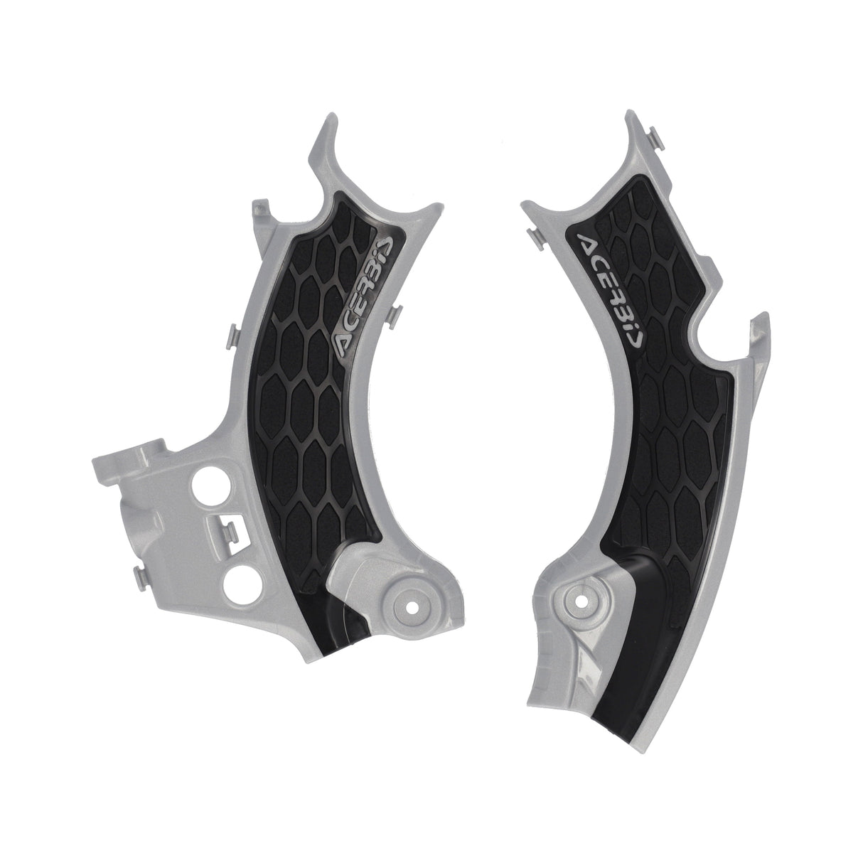 Acerbis X-Grip Frame Protectors Honda CRF450 / CRF250 Silver/Black