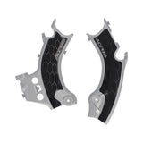 Acerbis X-Grip Frame Protectors Honda CRF450 / CRF250 Silver/Black