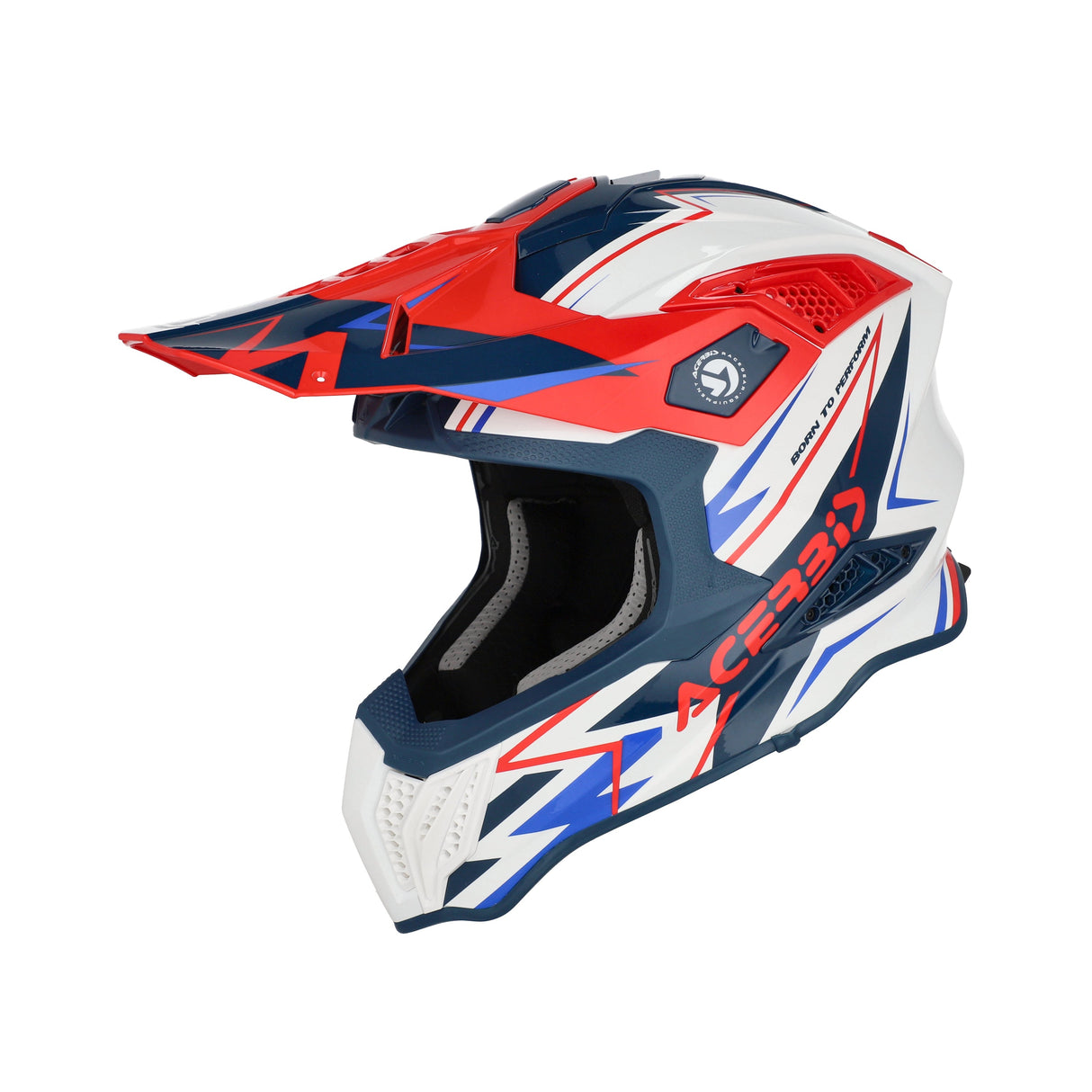 Acerbis Airstrike-X Helmet White/Blue/Red