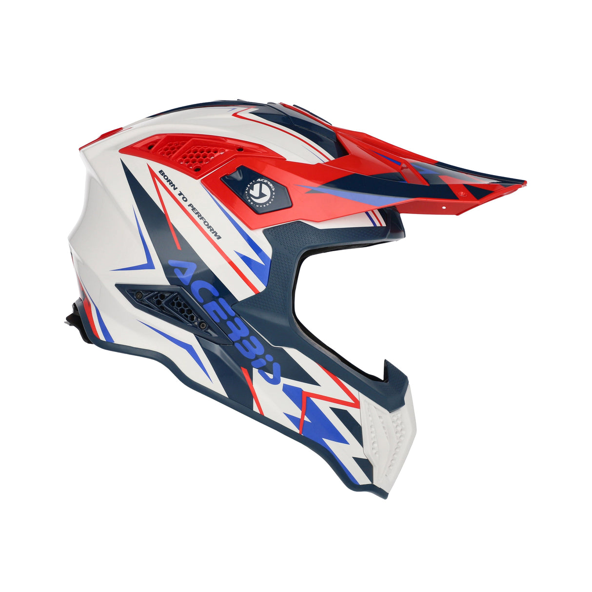 Acerbis Airstrike-X Helmet White/Blue/Red