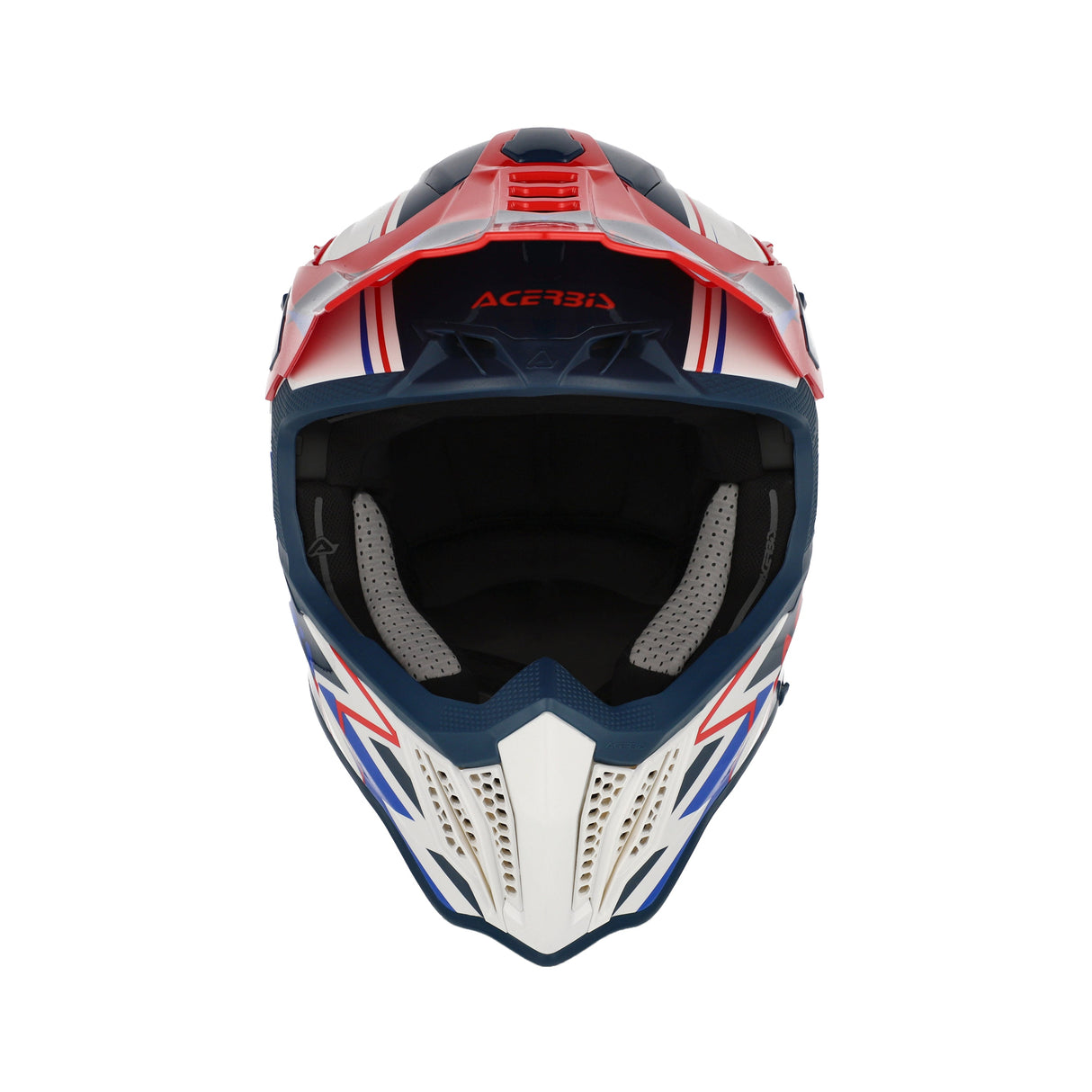 Acerbis Airstrike-X Helmet White/Blue/Red