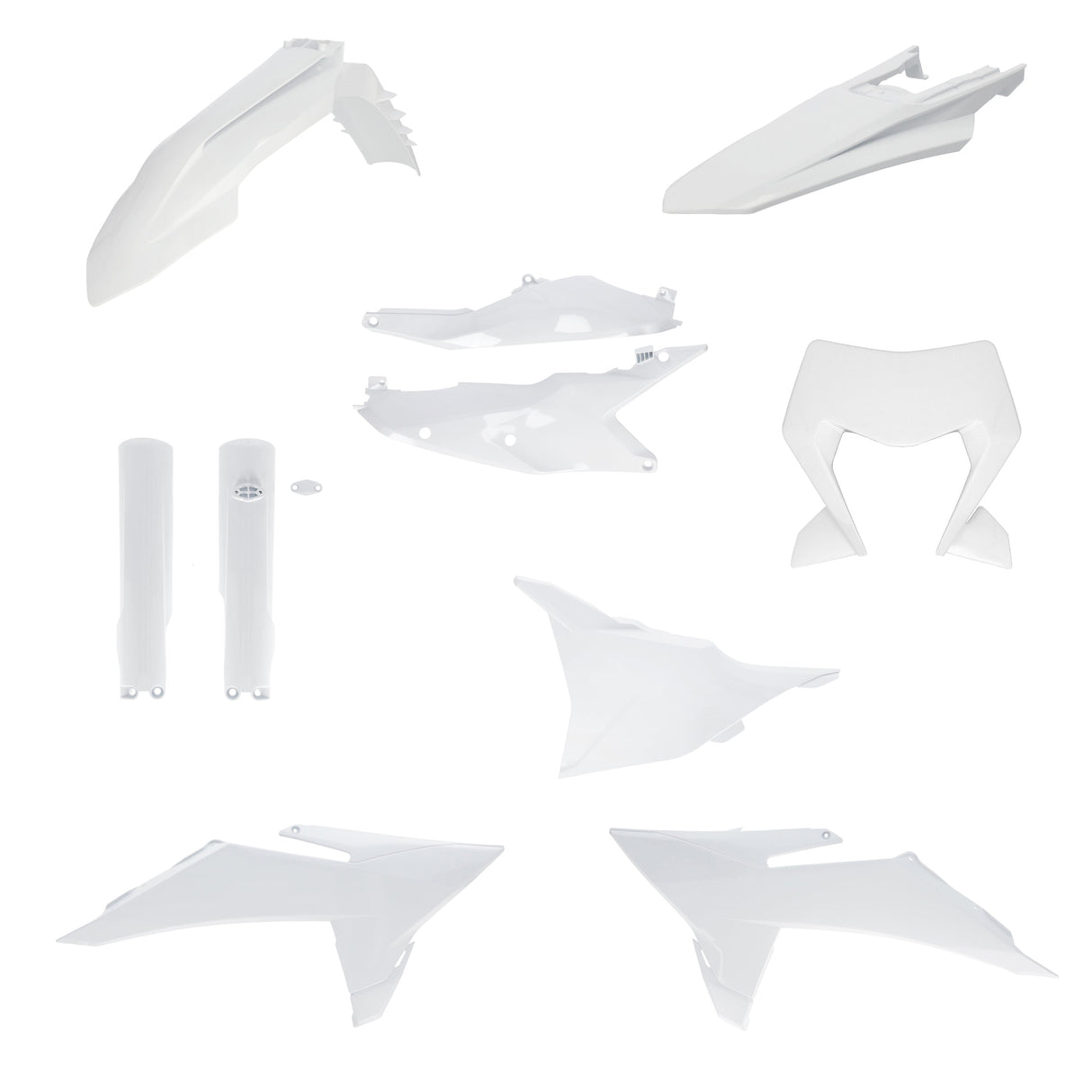 Acerbis Full Plastic Kit KTM EXC-F 2026 Onwards White