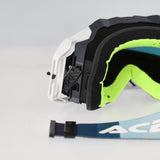Acerbis Vulcan Mirror Goggles Black/White