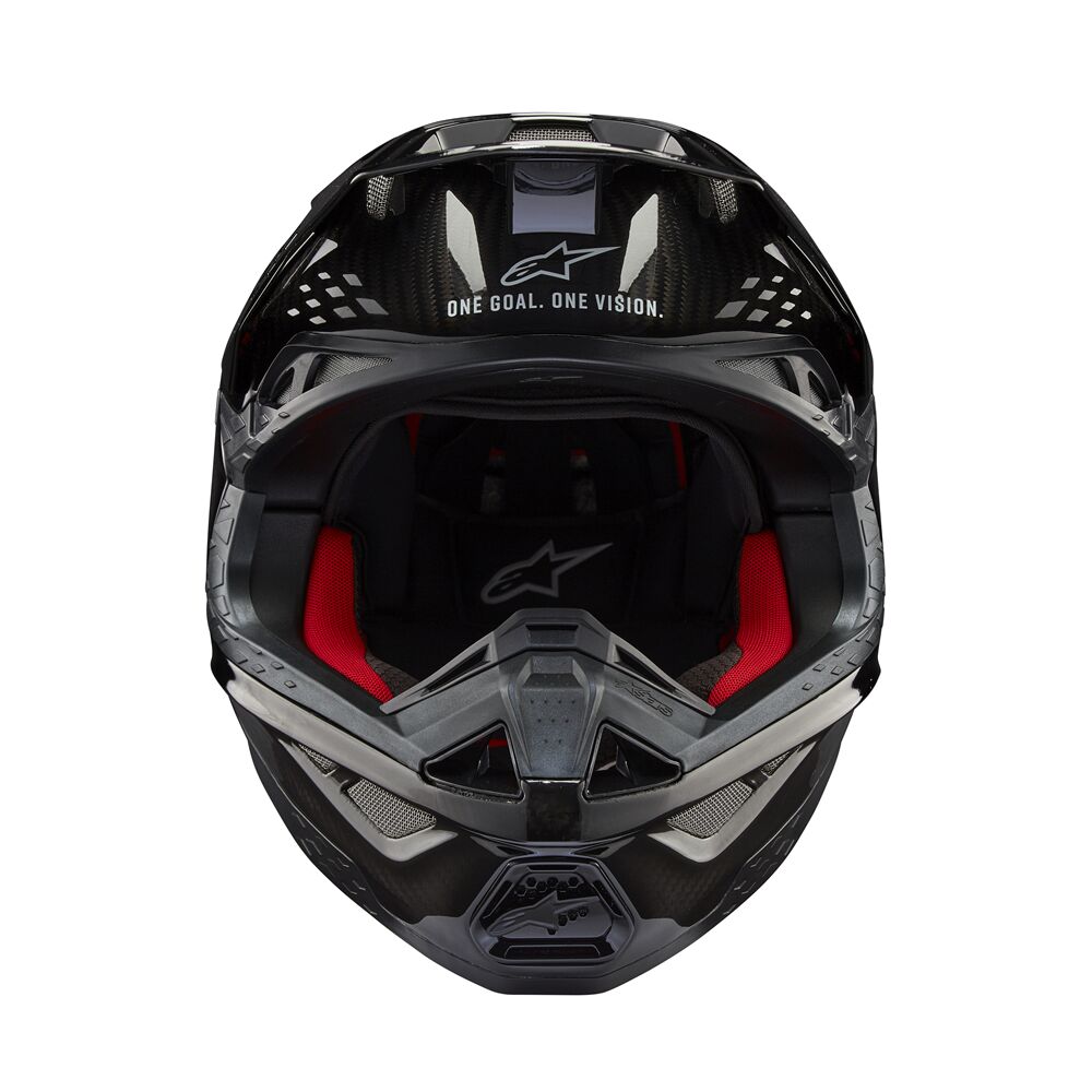 HELMET SM10 SOLID BLACK   CARBON