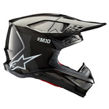 HELMET SM10 SOLID BLACK   CARBON