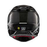 HELMET SM10 SOLID BLACK   CARBON