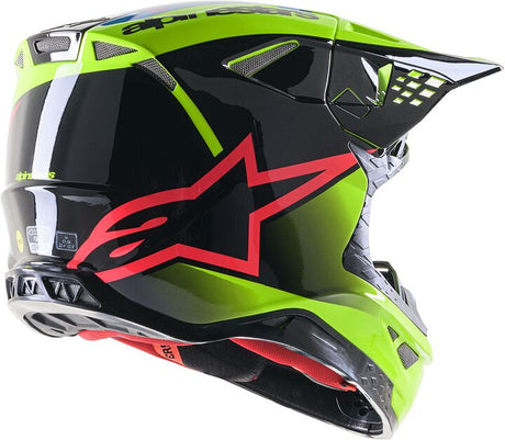 HELMET SM10 UNIT YELLOW FLUO/BLACK/DIVA PINK