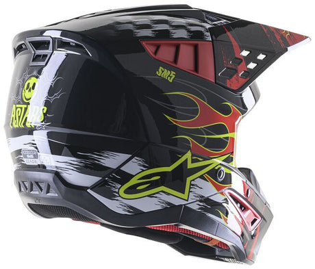 HELMET SM5 RASH DARK GRAY/BRIGHT RED