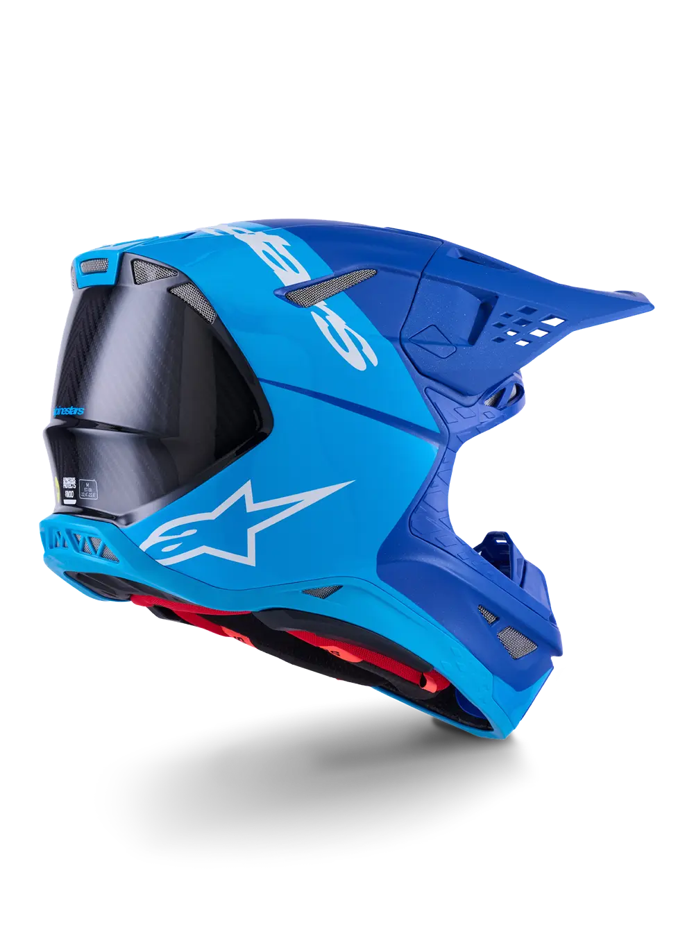 HELMET SM10 FLOOD MET BLUE/MED BLUE/BLACK CARBON
