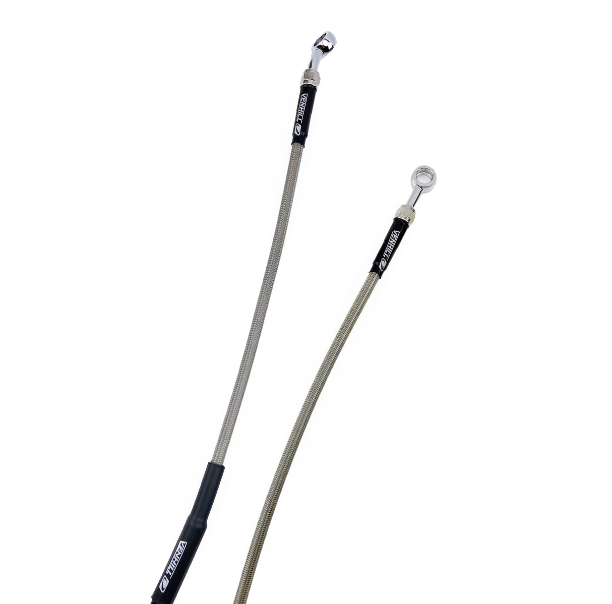 Venhill GASGAS 2024-2025 MC HOSE FRONT BRAKE SILVER / BLACK, MC125/250 2024-25 G06-1-011/P-CL