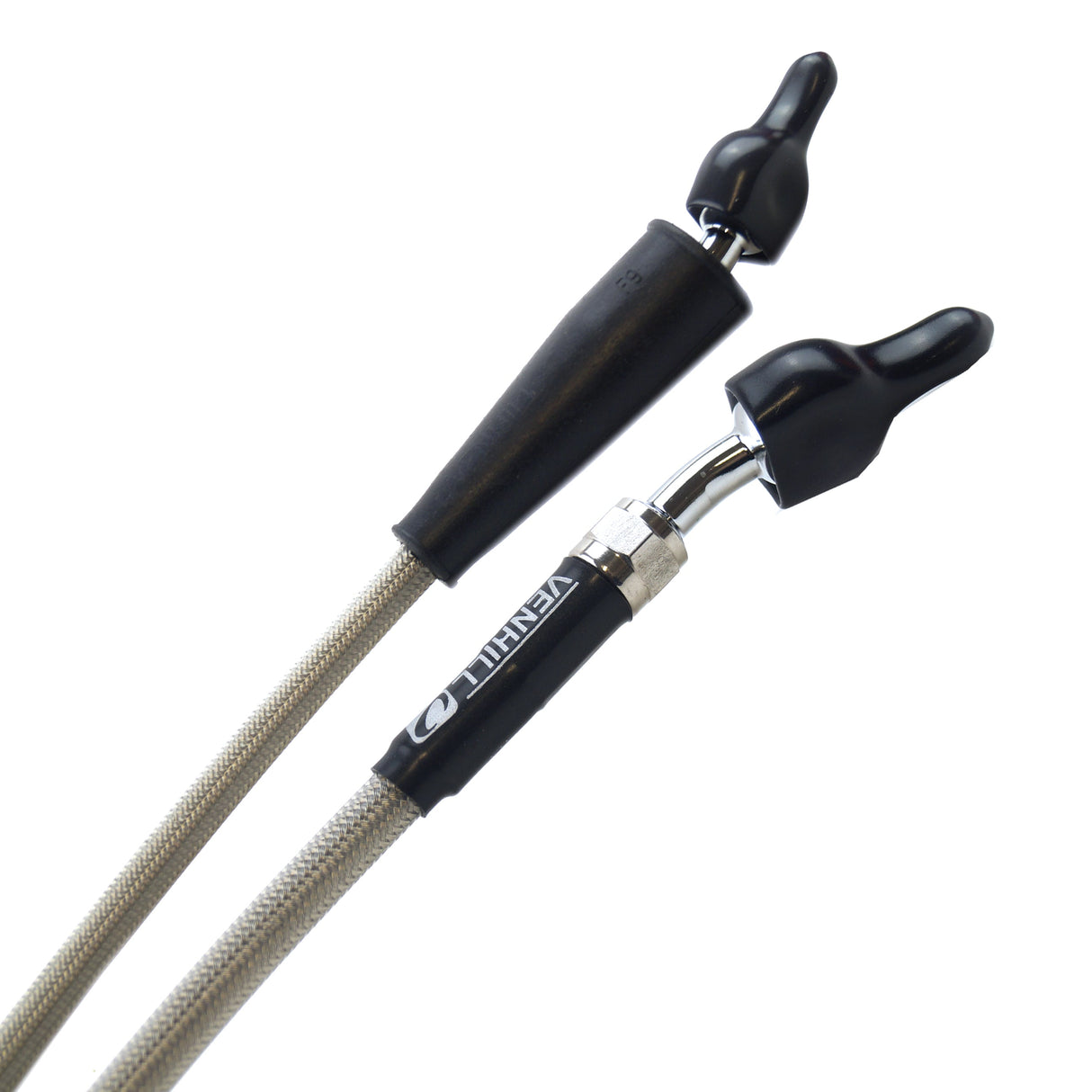Venhill YAMAHA 2005-2007 YZ HOSE FRONT BRAKE SILVER / BLK Y01-1-058/P, YZ125 YZ250 YZF250 450 05-07