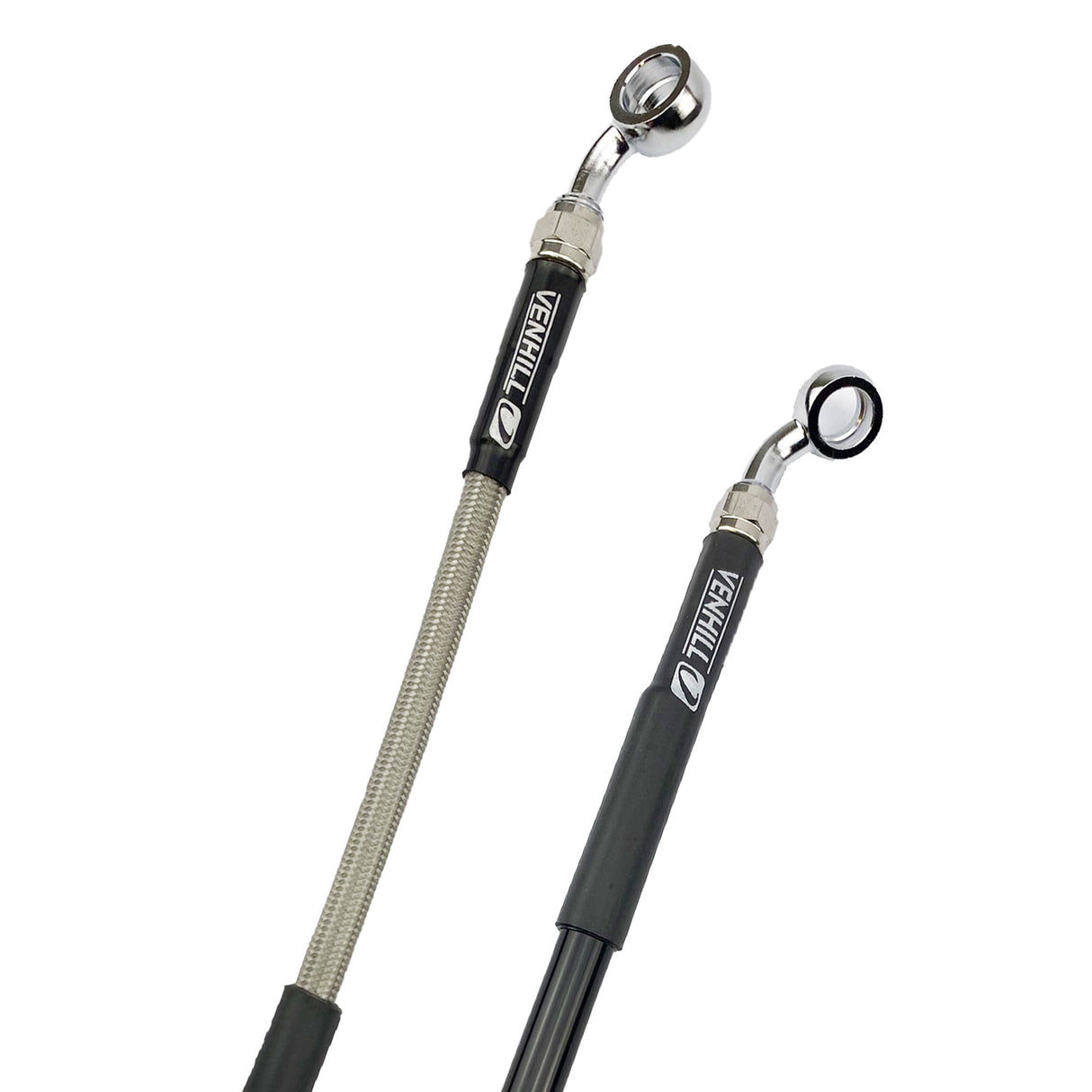 Venhill HONDA 2023-2025 CRF HOSE REAR BRAKE SILVER / BLK H02-2-049/P, CRF250R 2025, CRF450R 2023-25