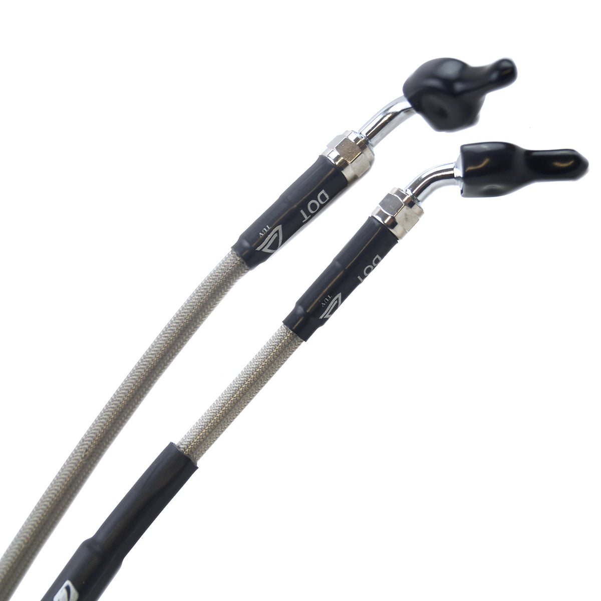 Venhill HUSQVARNA 2006-2012 WR HOSE REAR BRAKE SILVER / BLK H01-2-014/P HUSQVRANA, WR250 2006-12 WR300 2009-12