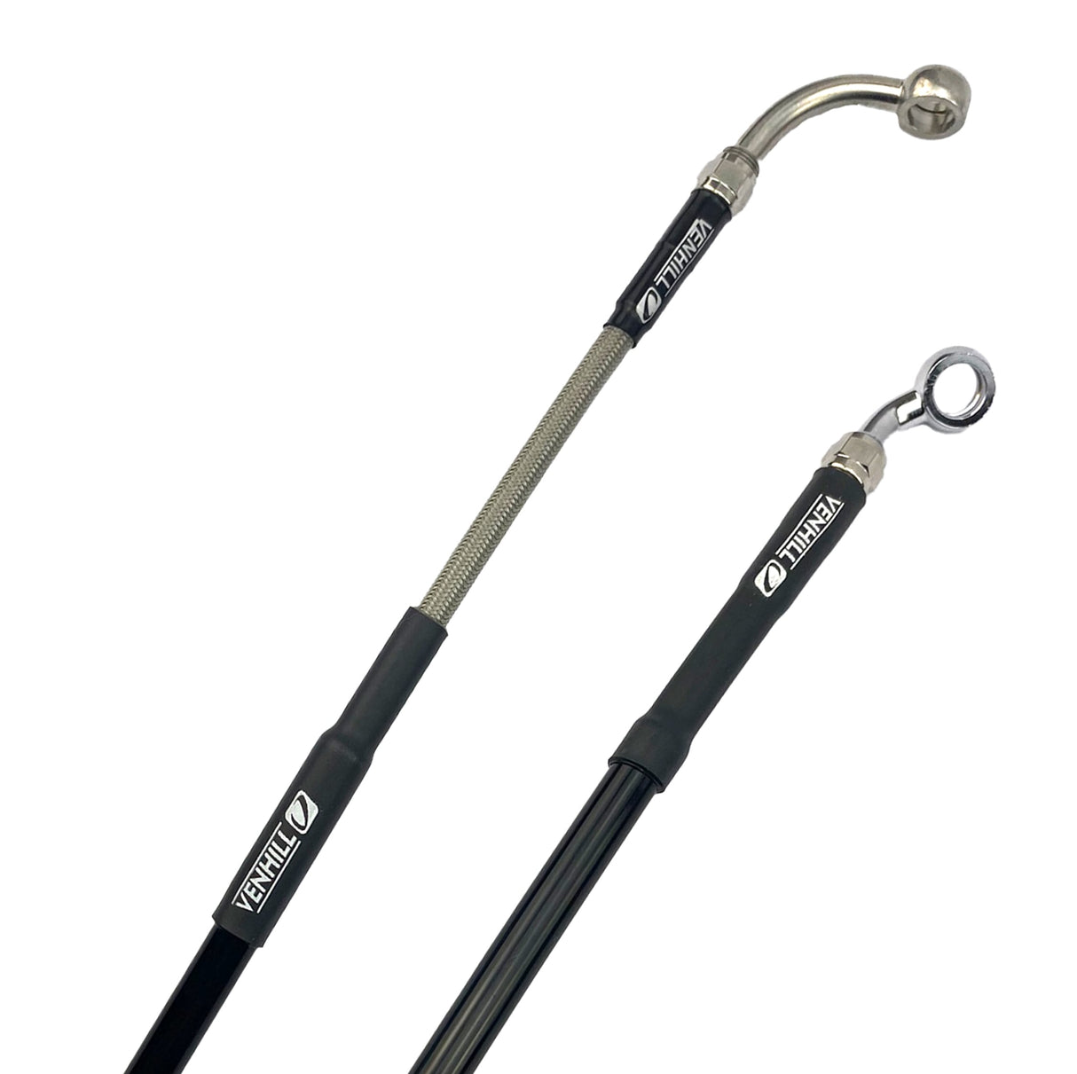 Venhill BETA HOSE REAR BRAKE SILVER / BLK B05-2-004/P-CL