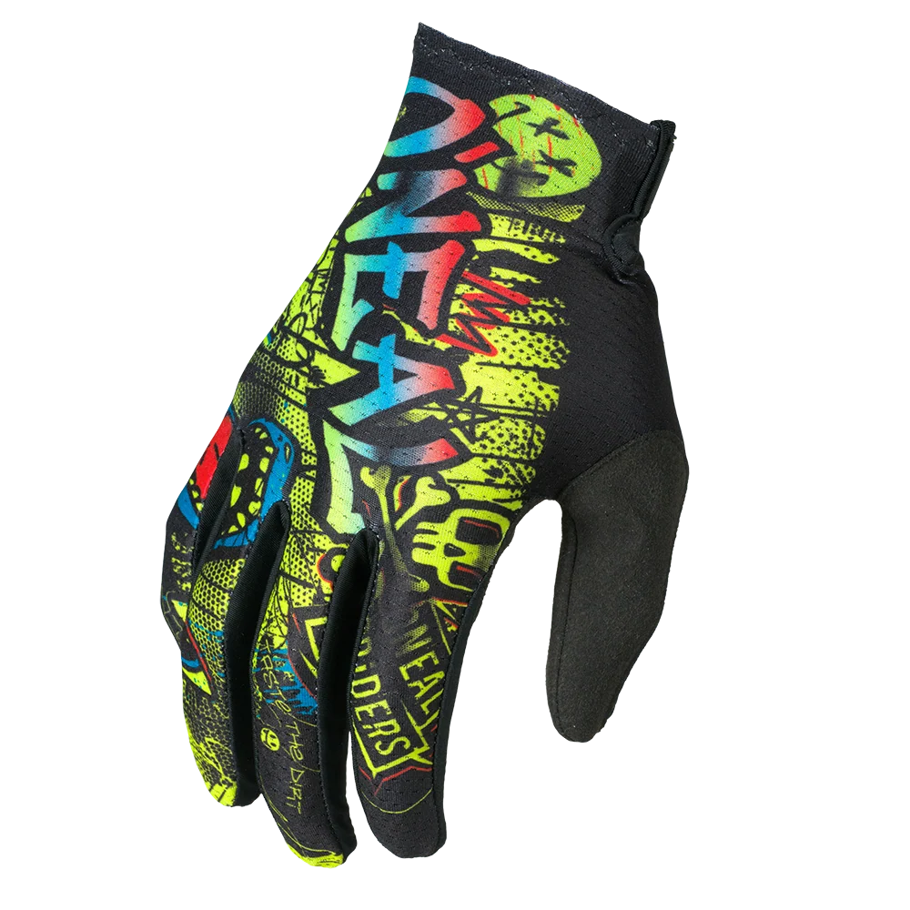 MATRIX Youth Glove RANCID black/neon yellow