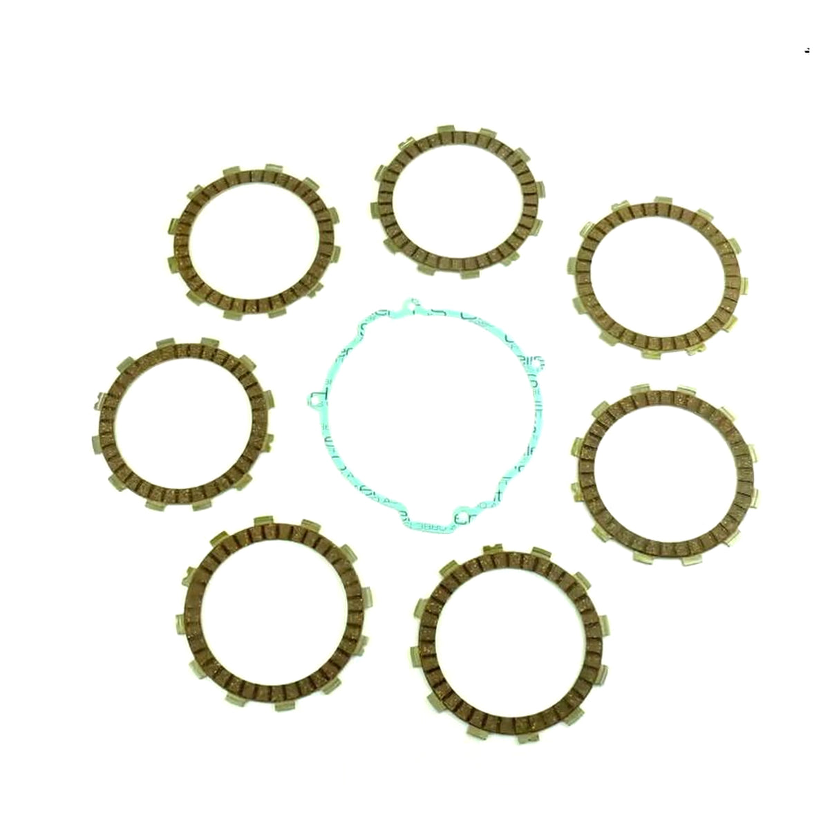 CLUTCH FRICTION PLATE SET KTM SX125 98-15, ATHENA P40230036, WITH GASKET