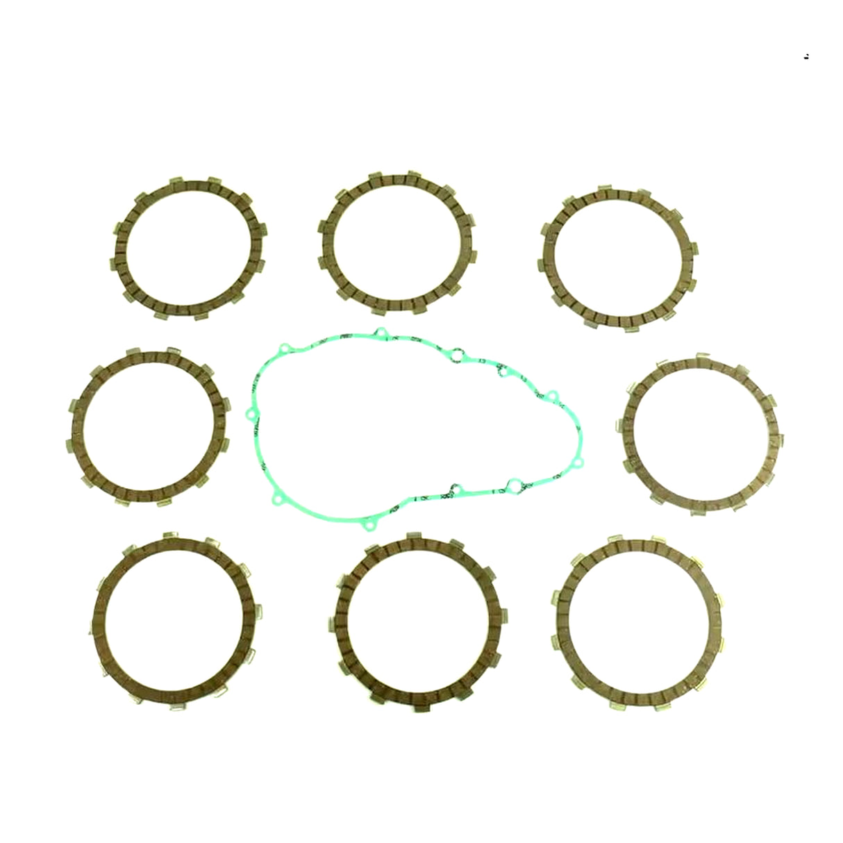CLUTCH FRICTION PLATE SET KTM LC4 400 98-01, ATHENA P40230042, WITH GASKET