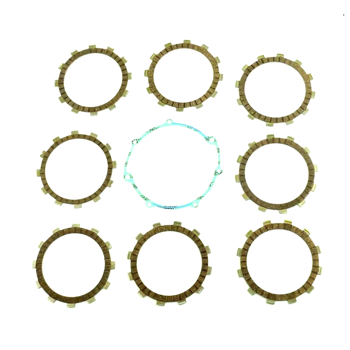 CLUTCH FRICTION PLATE SET YAMAHA WR400F 98-99, ATHENA P40230073, WITH GASKET