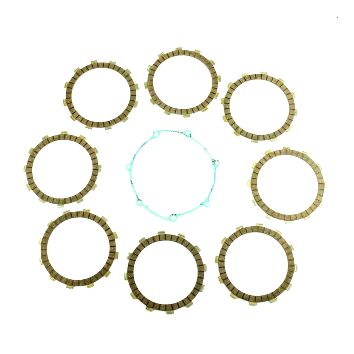 CLUTCH FRICTION PLATE SET YAMAHA WR450F 05-14, ATHENA P40230078, WITH GASKET
