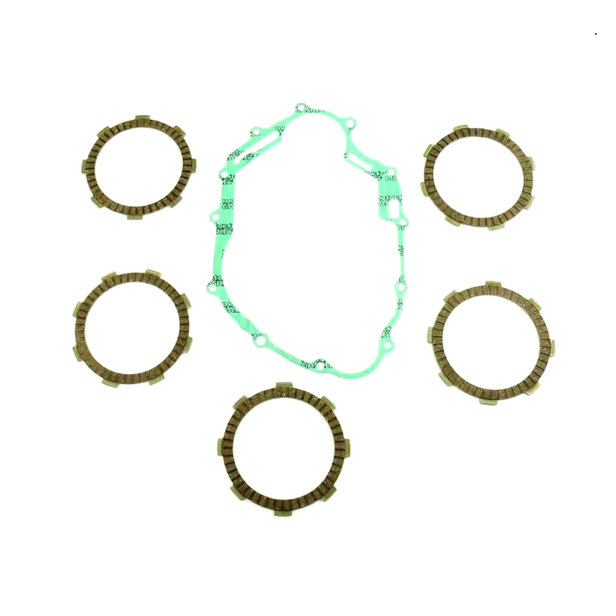 CLUTCH FRICTION PLATE SET HONDA CRF150F 06-17, ATHENA P40230091, WITH GASKET
