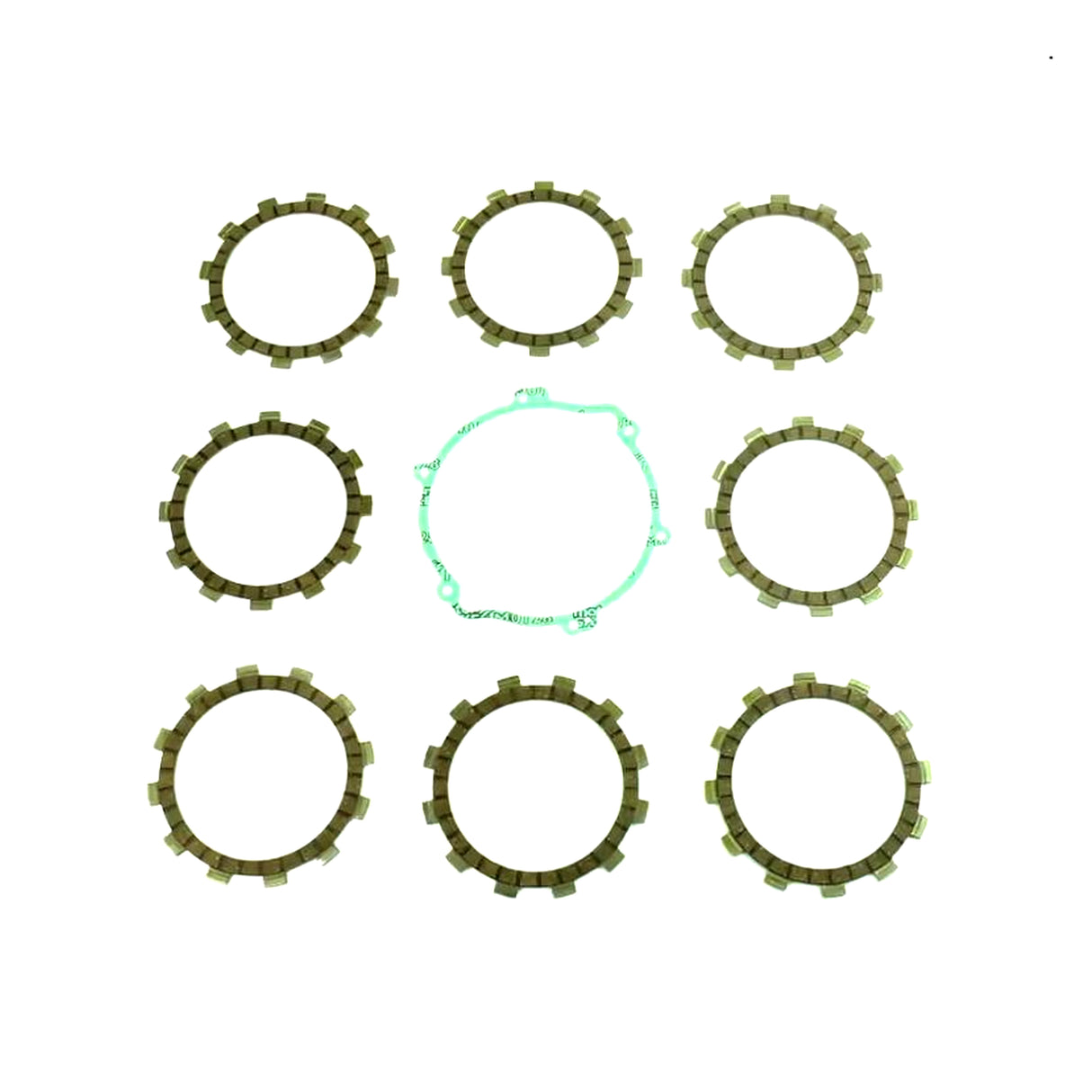 CLUTCH FRICTION PLATE SET YAMAHA YZ125 93-03, ATHENA P40230100, WITH GASKET
