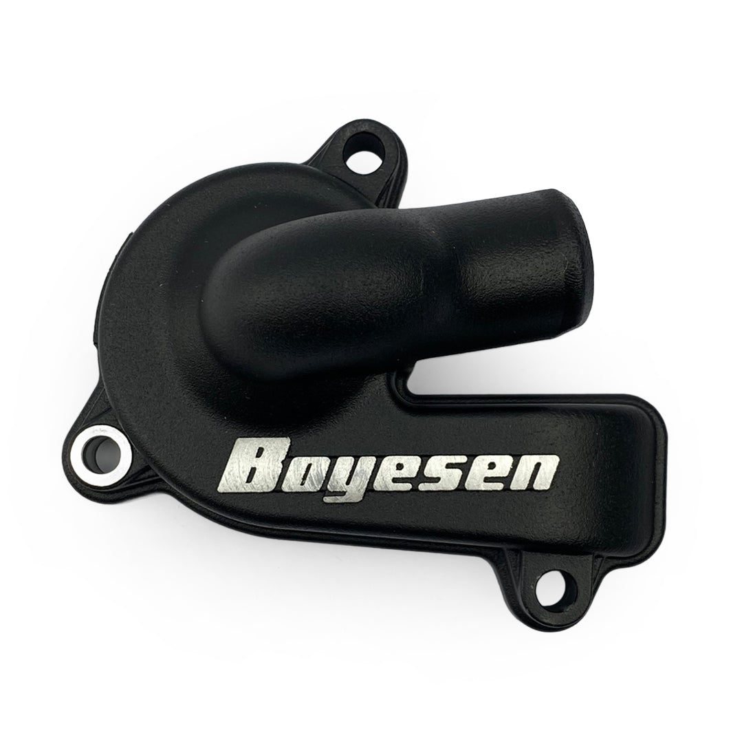 BOYESEN WATER PUMP COVER BLACK 23-24 KTM 250/350 SX-F, BOYESEN WPK44CB SUPERCOOLER