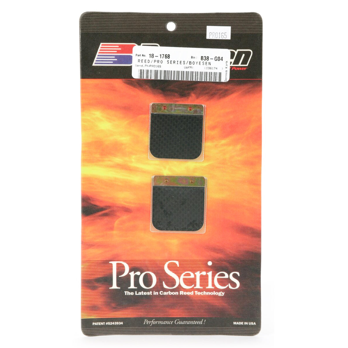 BOYESEN PRO-165 BOYESEN REEDS, Boyesen Pro Series Reeds - PRO, BR010165