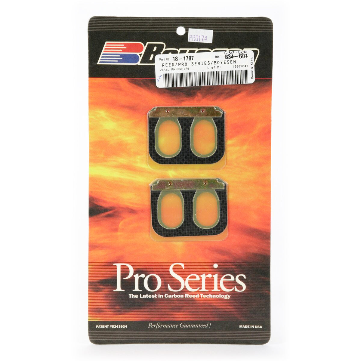 BOYESEN PRO-174 BOYESEN REEDS, Boyesen Pro Series Reeds - PRO