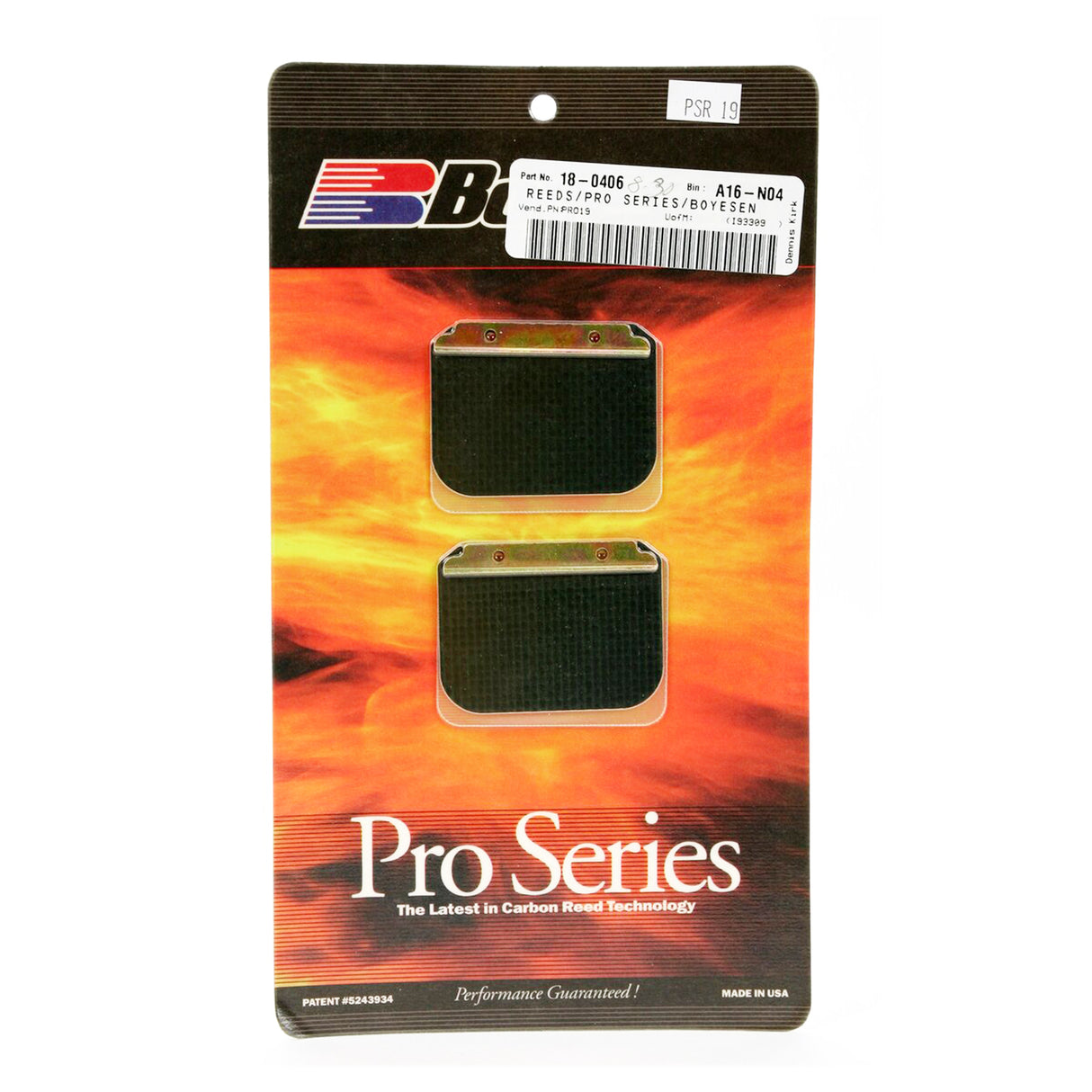 BOYESEN PRO-19 BOYESEN REED CARB, Boyesen Pro Series Reeds - PRO