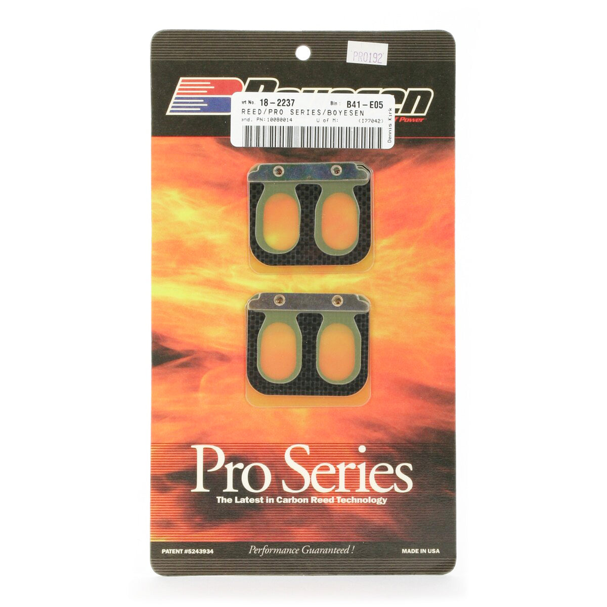 BOYESEN PRO-192 BOYESEN REEDS, Boyesen Pro Series Reeds - PRO