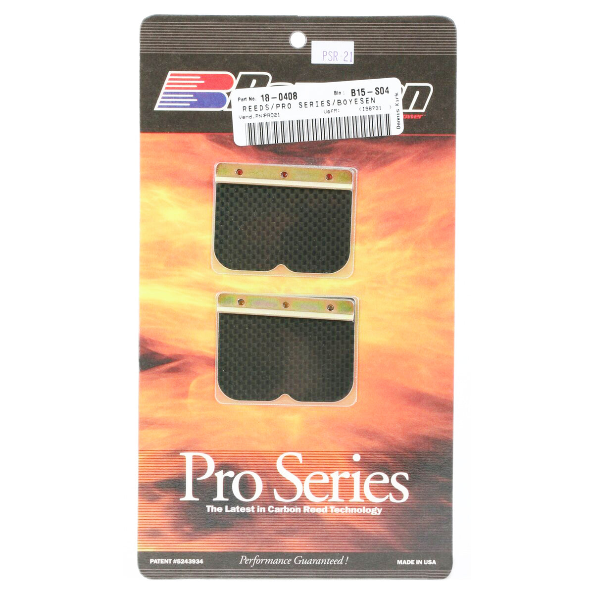 BOYESEN PSR-201 BOYESEN REEDS, Boyesen Pro Series Reeds - PSR, PSR-201