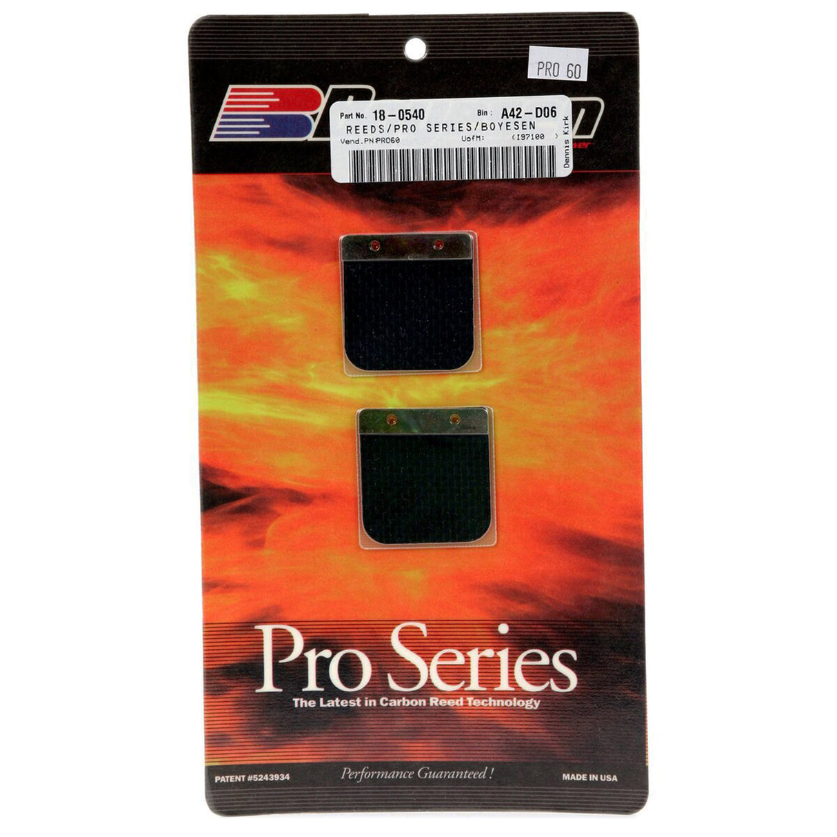 BOYESEN PRO-60 BOYESEN REEDS CR80, Boyesen Pro Series Reeds - PRO