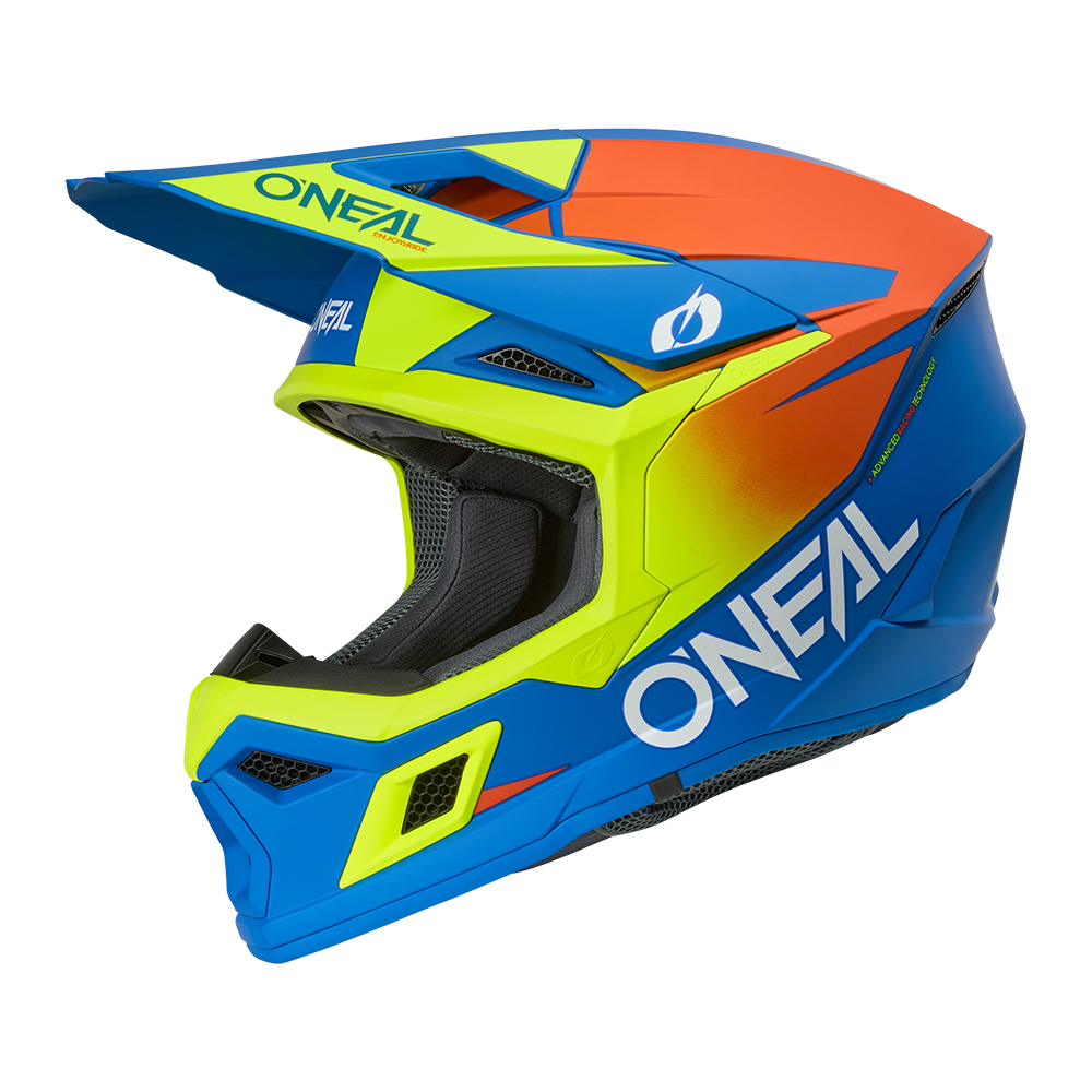 O'Neal 3SRS Helmet SOLID blue/neon