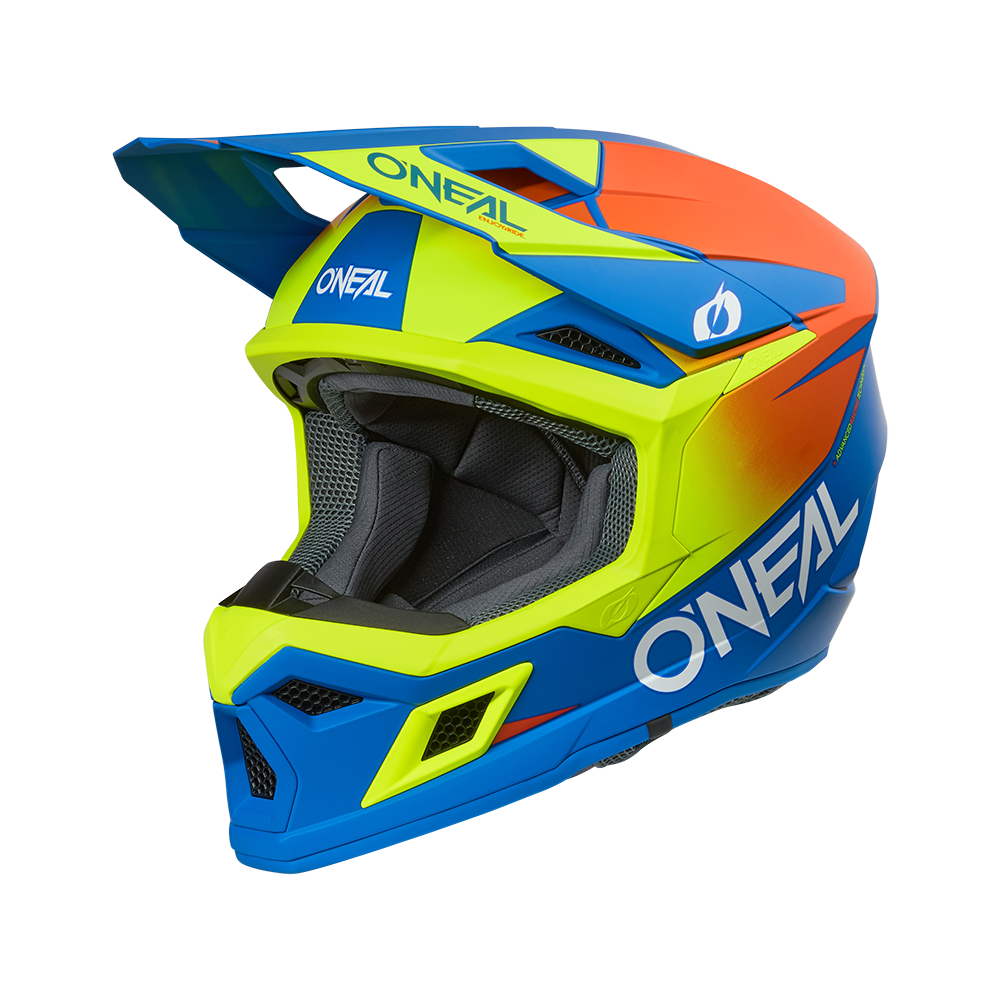 O'Neal 3SRS Helmet SOLID blue/neon