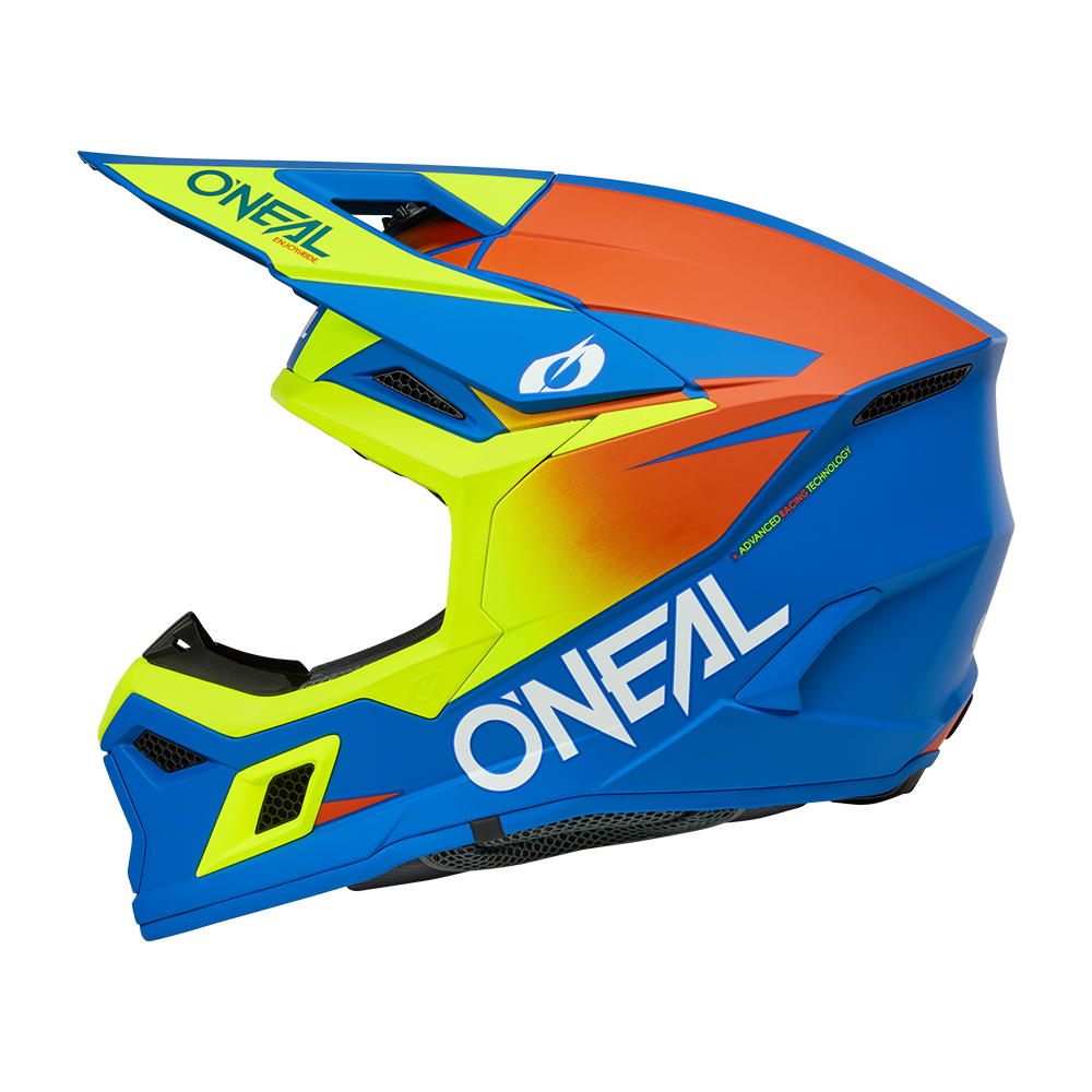 O'Neal 3SRS Helmet SOLID blue/neon