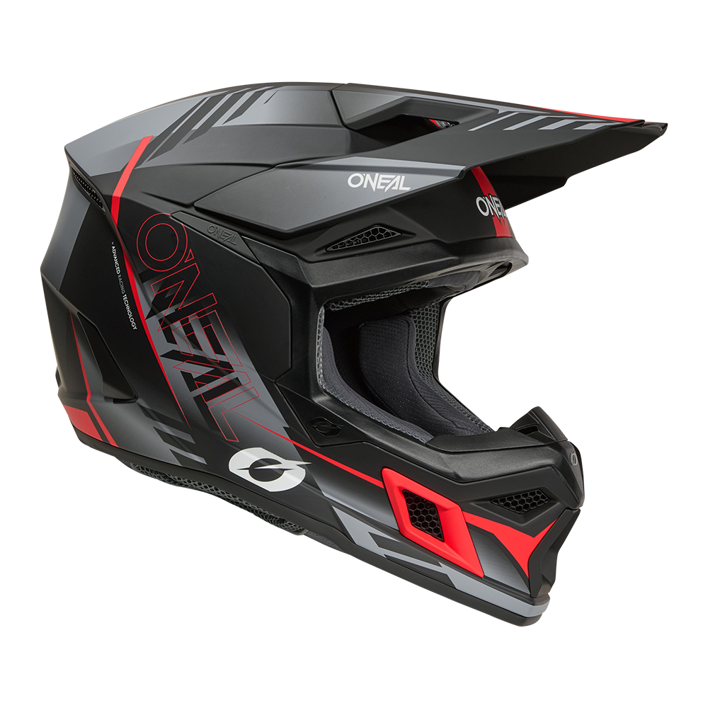O'Neal 3SRS Helmet HAZE black/gray/red