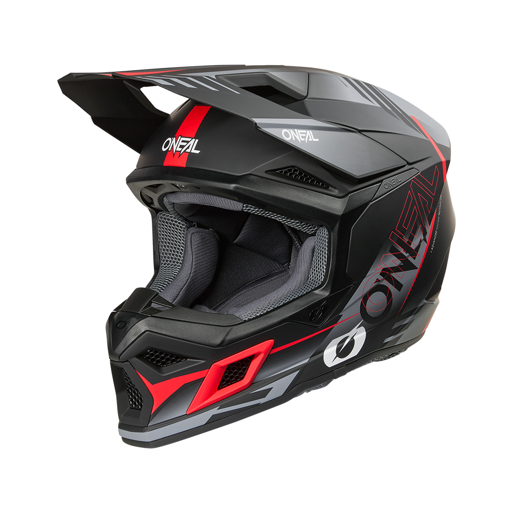 O'Neal 3SRS Helmet HAZE black/gray/red