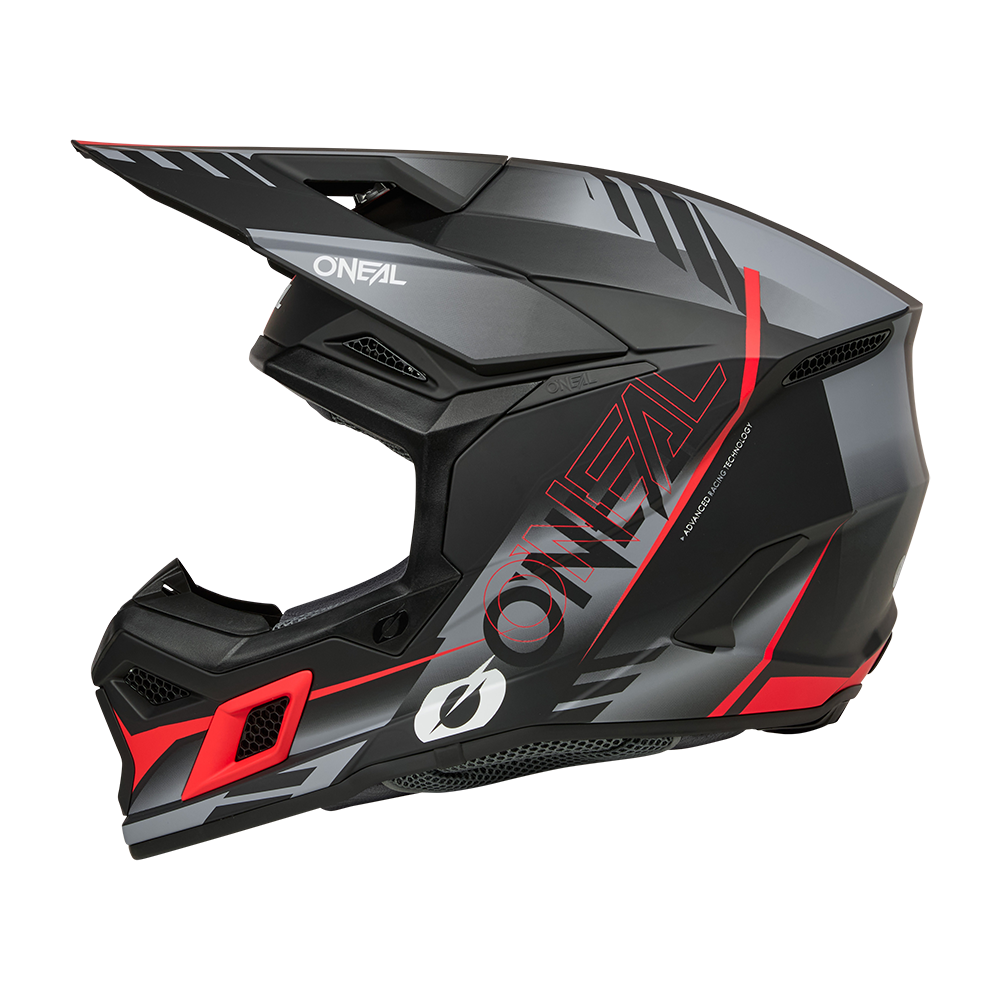 O'Neal 3SRS Helmet HAZE black/gray/red