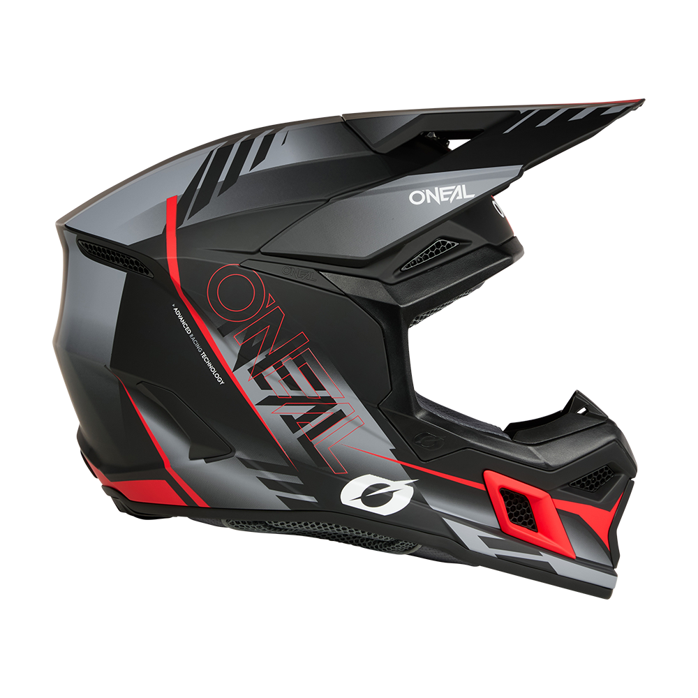 O'Neal 3SRS Helmet HAZE black/gray/red