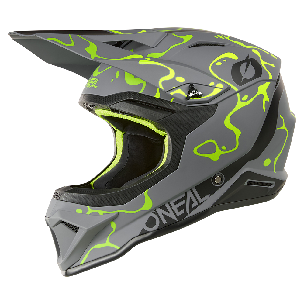 O'Neal 1SRS Helmet SPLASH gray/neon yellow